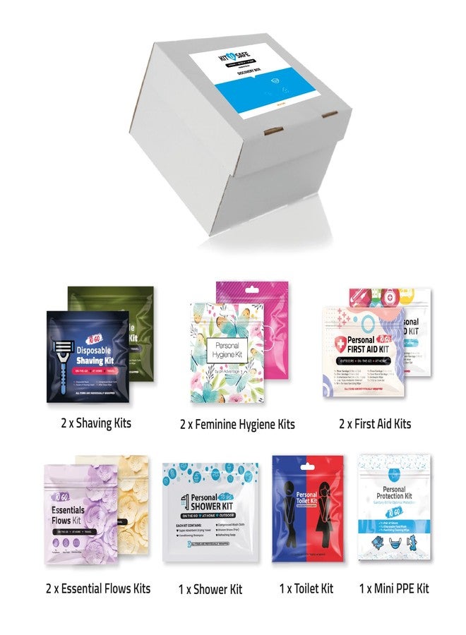pH Advantage Discovery Kit with Shaving, Feminine Hygiene, First Aid, Essential Flows, Shower, Toilet & PPE Kits – Complete Travel & Emergency Essentials in a Convenient Box - Image 2